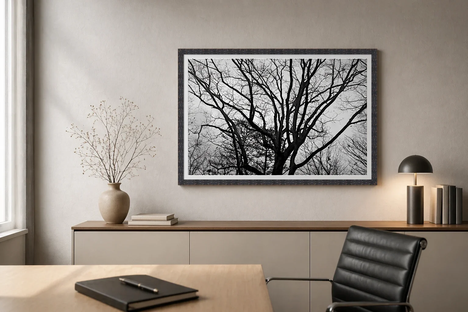 Winter Canopy Silhouette