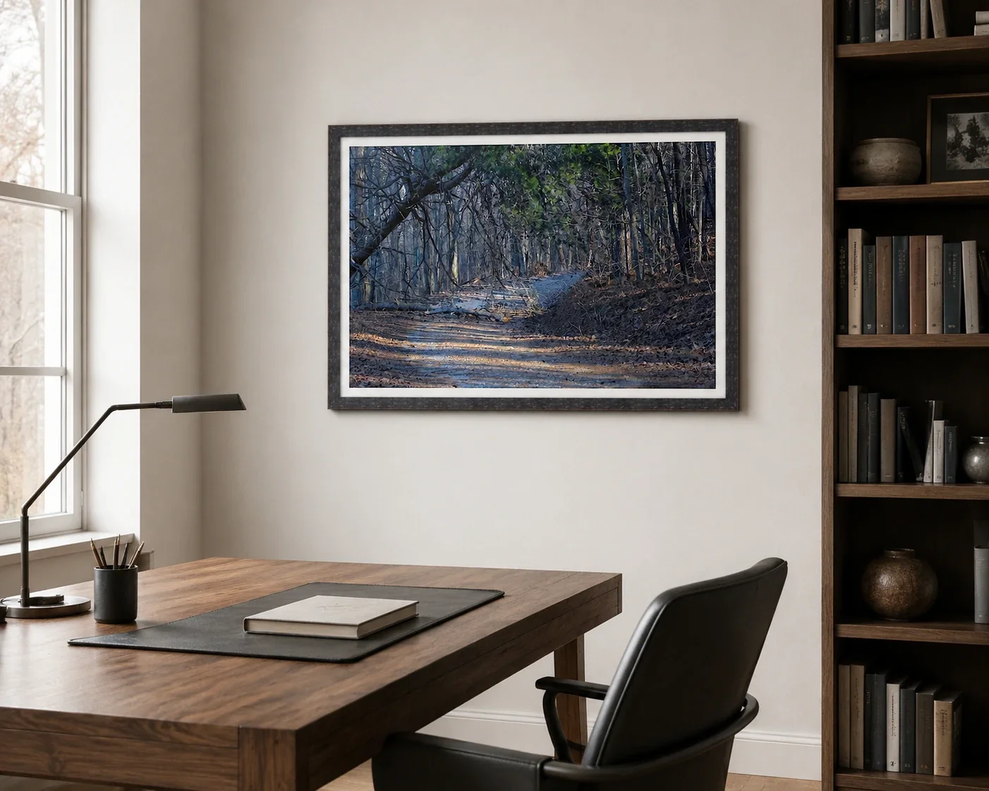 Forest Road Through Winter Forest Interior_Mockup-Modern.webp