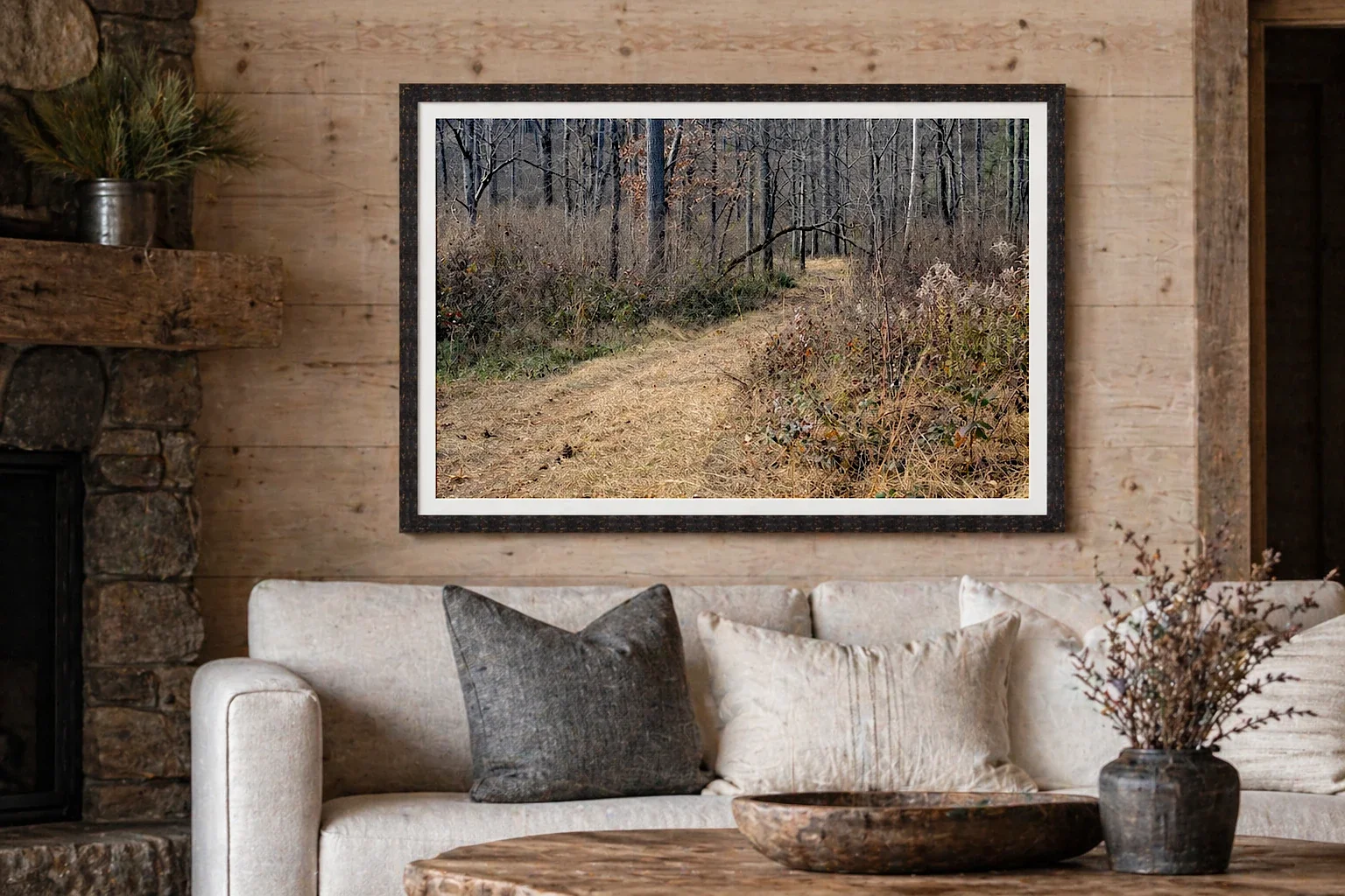 Winter Forest Path