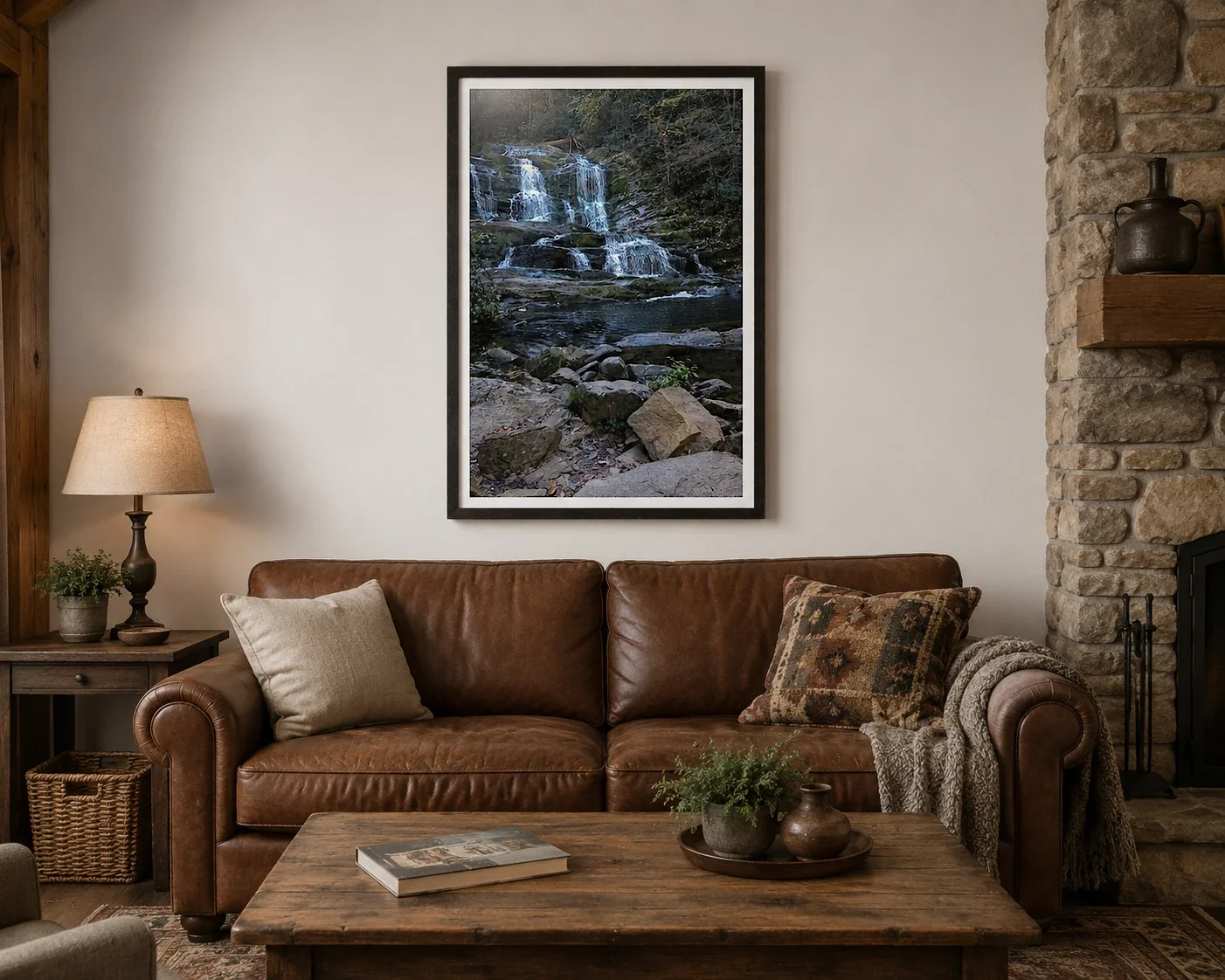 Conasauga Falls in Late Season Light