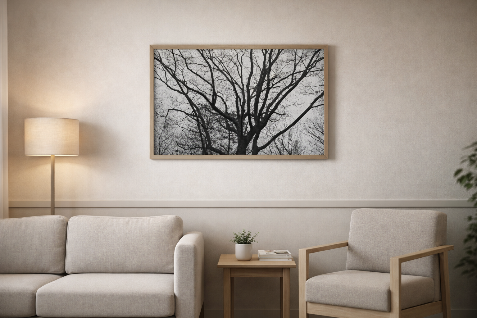 Winter Canopy Silhouette