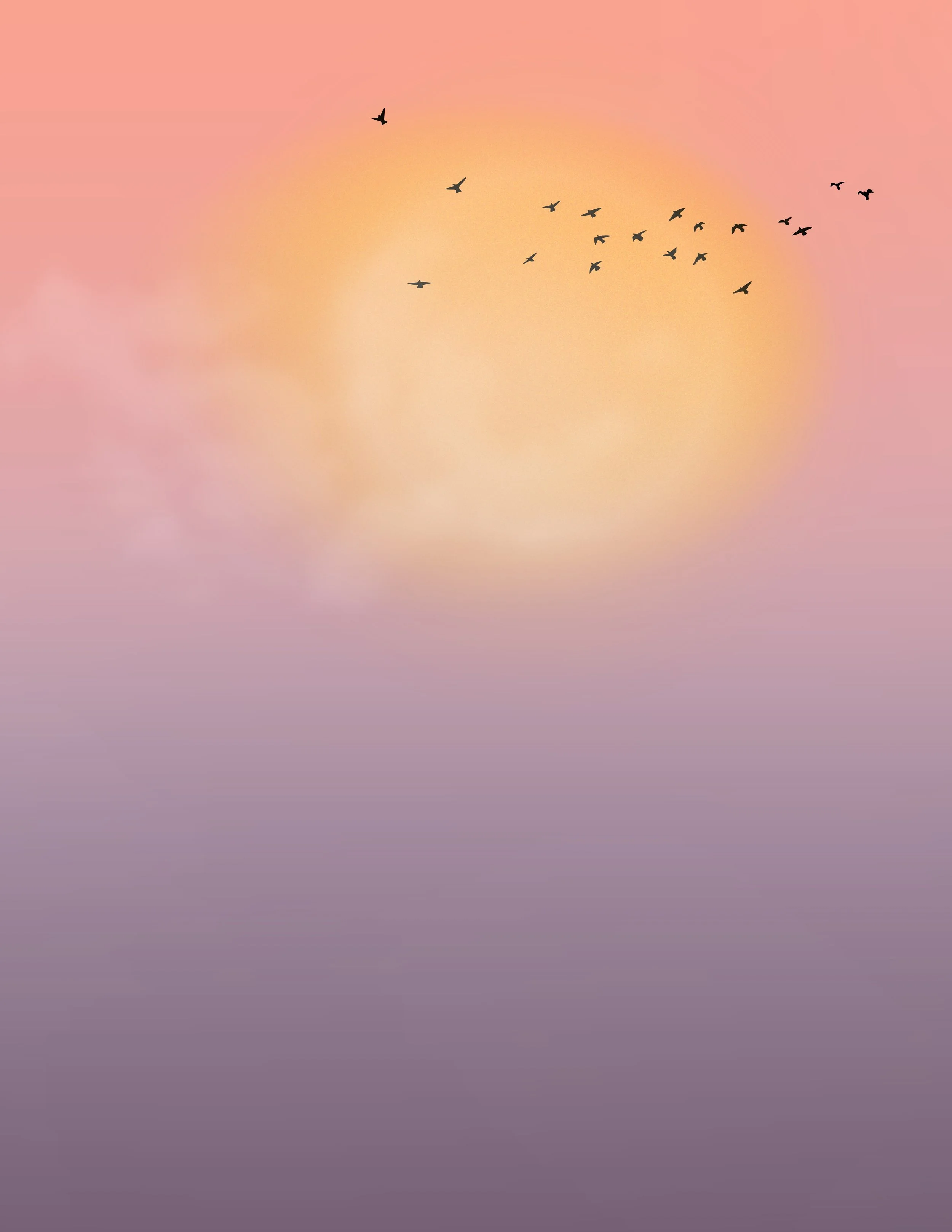 Sunset Art Prints- 8.5 x 11