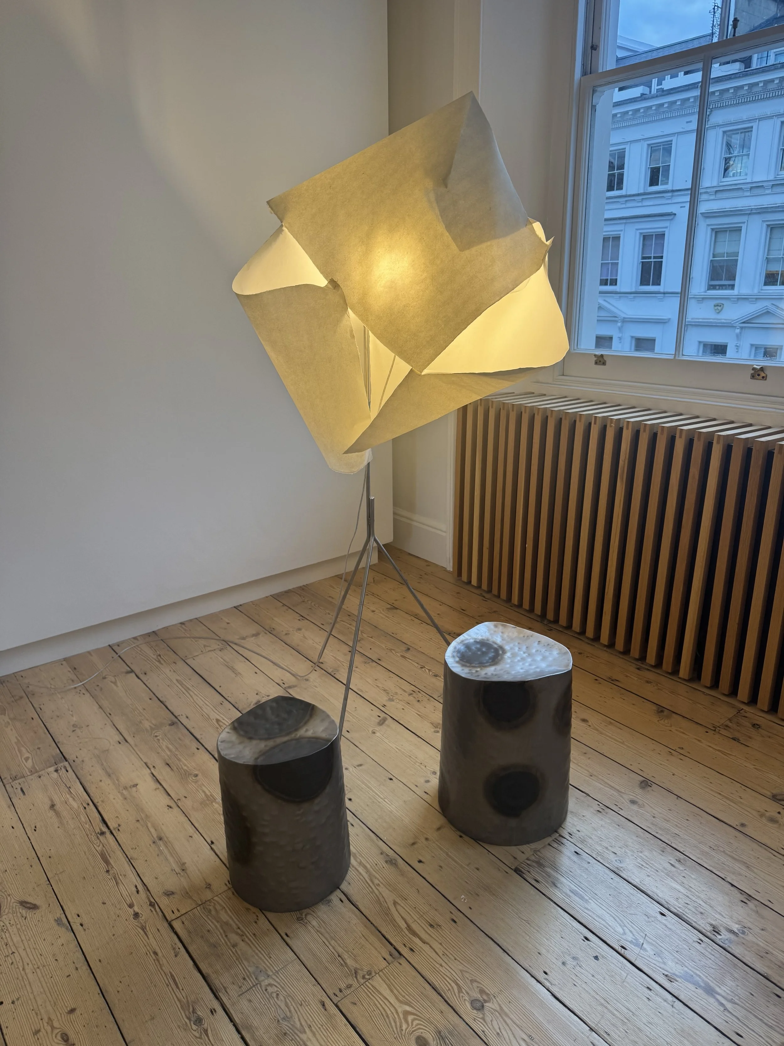 esse Butterfield’s A Veiled Boundary Stool, London Design Festival