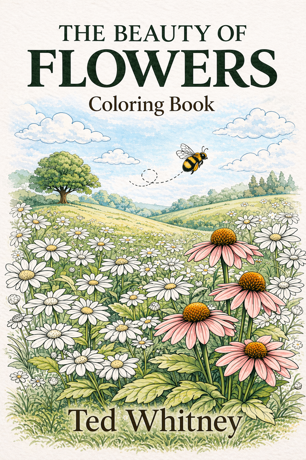 Creating “The Beauty of Flowers” Coloring Book