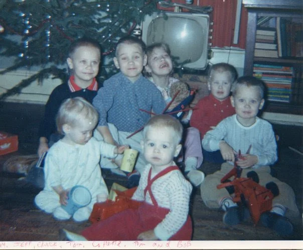 Back: Jeff, Chuck, Colette, Tim, and Bob.   Front: Mary and Tom.