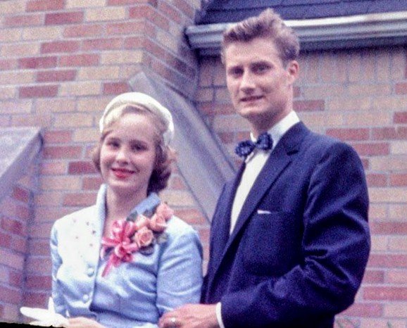 Mom and Dad on their wedding day