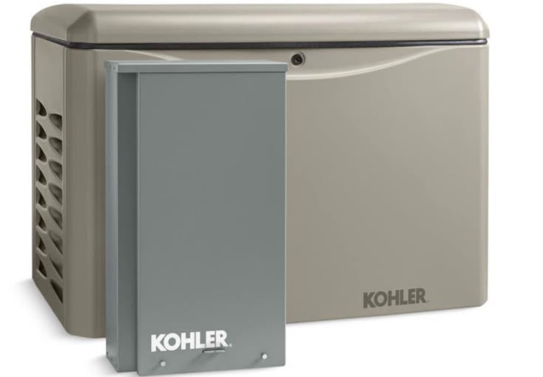 Kohler generator with automatic transfer switch for backup power in North Idaho