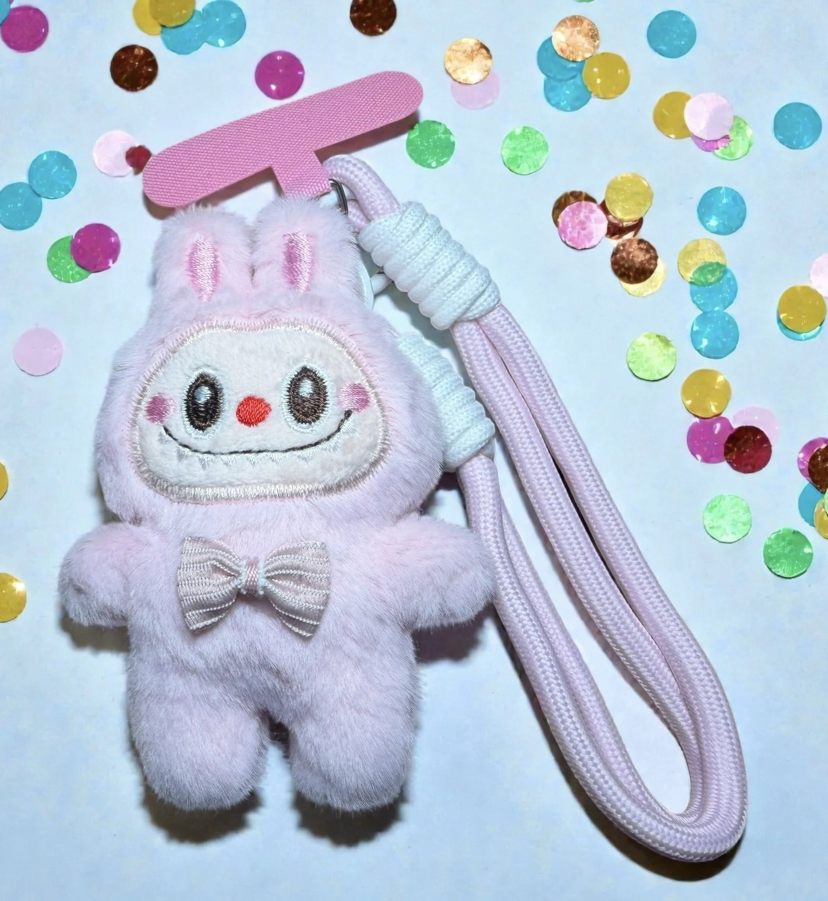 Labubu Plushie Keychain & Wristband