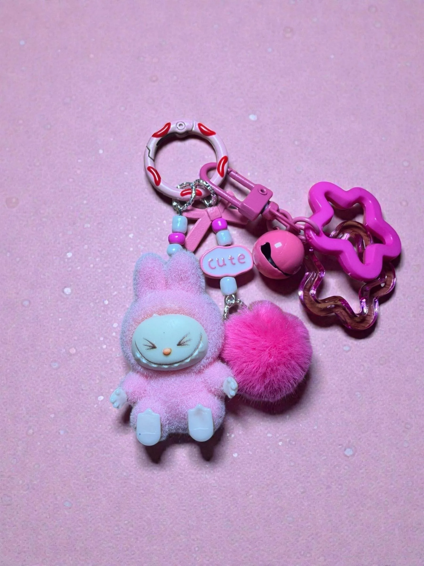 Labubu Mini Have A Seat Keychain