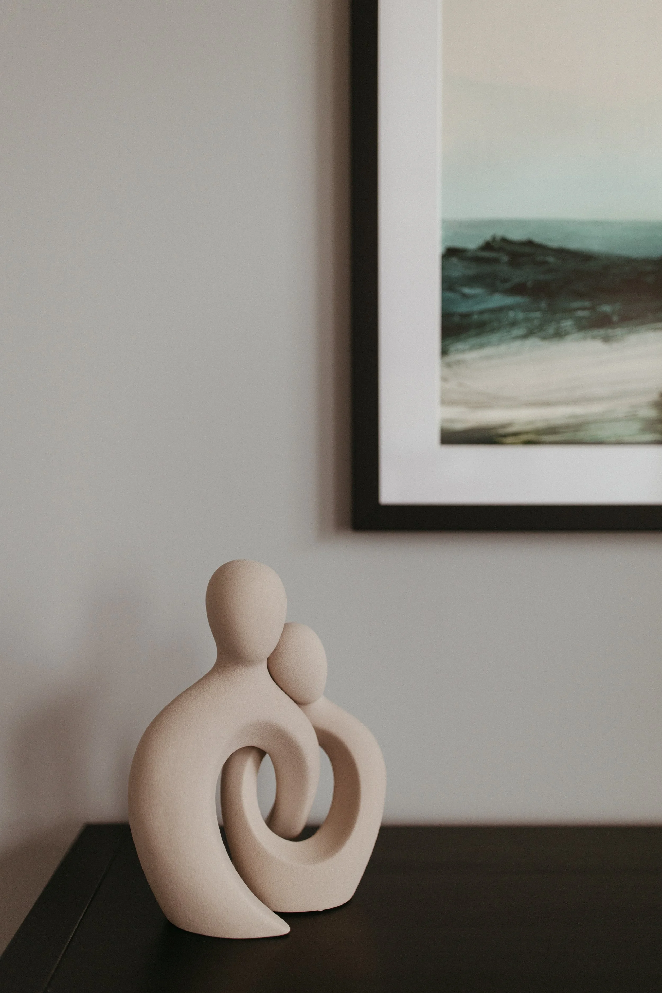 Sculpture in therapy office at 678 Massachusetts Avenue in Central Square, Cambridge MA