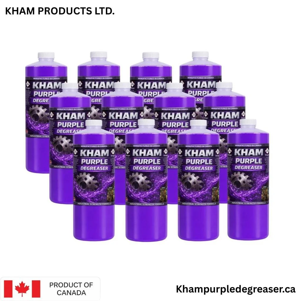 Kham Purple Degreaser – 12 x 1L Case | Industrial Strength Multi-Surface Cleaner