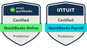 Intuit QuickBooks Online Certified ProAdvisor and QuickBooks Payroll Certified ProAdvisor