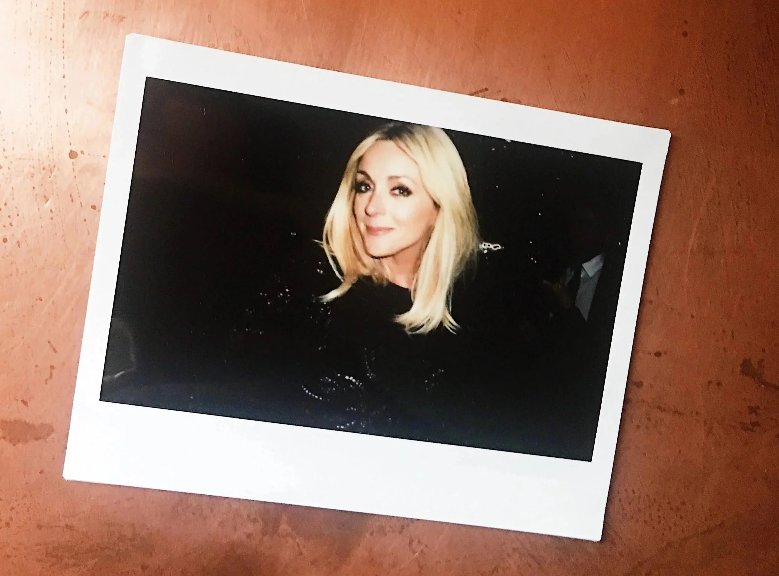 Jane Krakowski backstage at One Night Only: Alec Baldwin. Photo by Lisa Kholostenko.