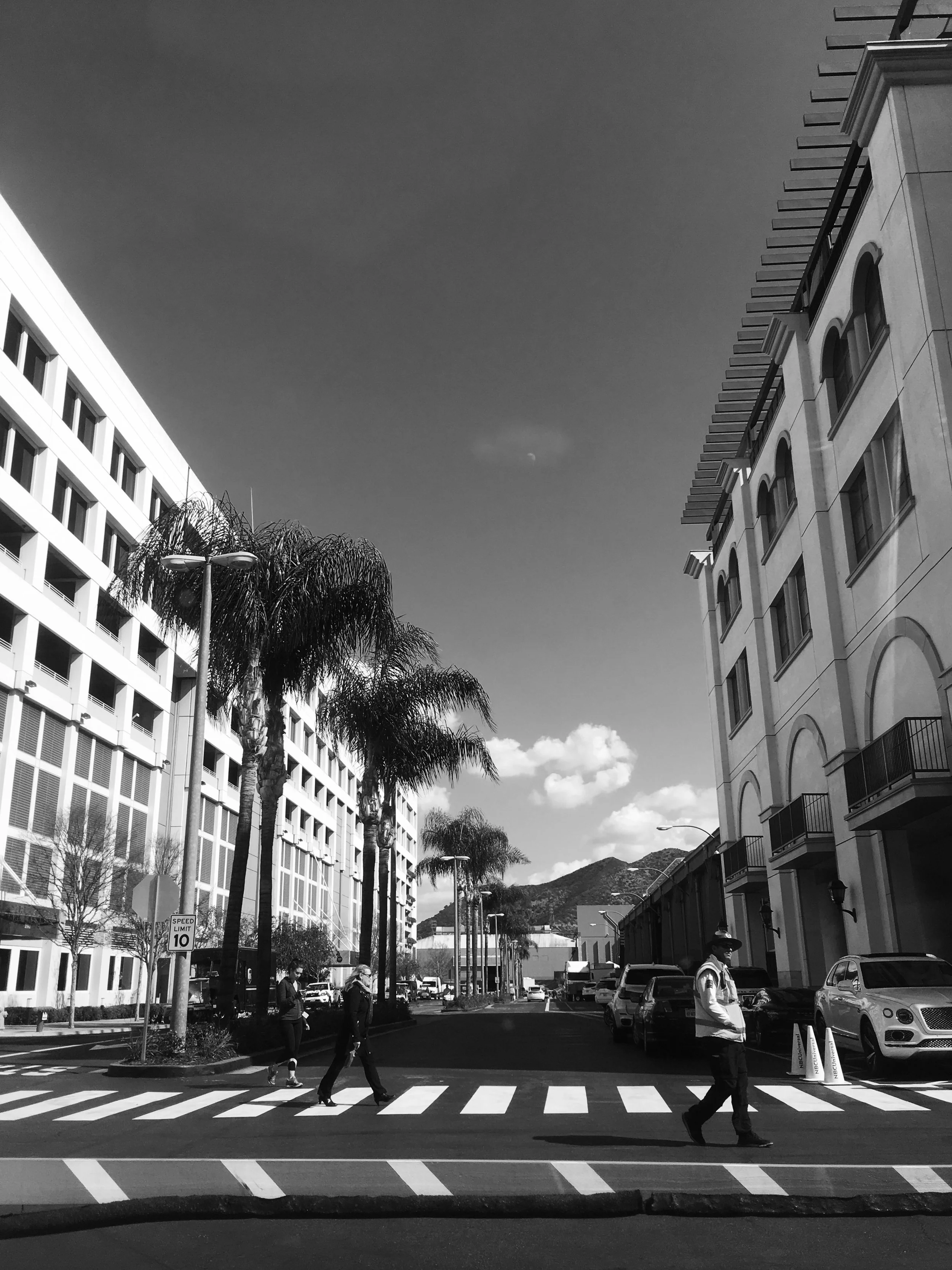 NBCUniversal backlot in Universal City, California.