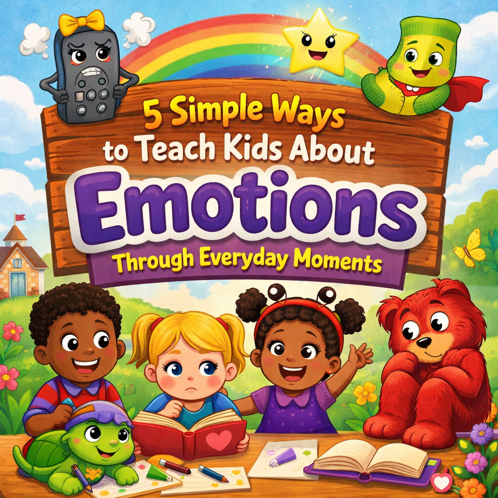 5 Simple Ways to Teach Kids About Emotions Through Everyday Moments