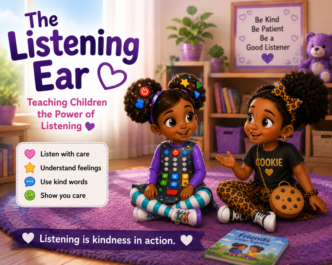 The Listening Ear: Teaching Children the Power of Listening 💜