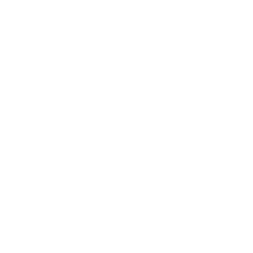 White compass icon on a black background.