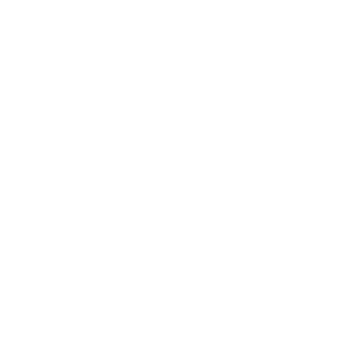 A black and white road sign indicating a right turn with a lane splitting to the left.