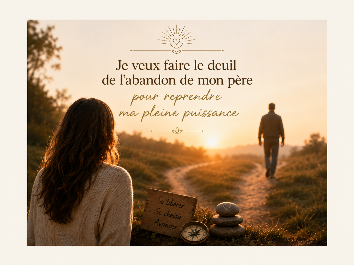 Je veux faire le deuil de l'abandon de mon père pour reprendre ma pleine puissance