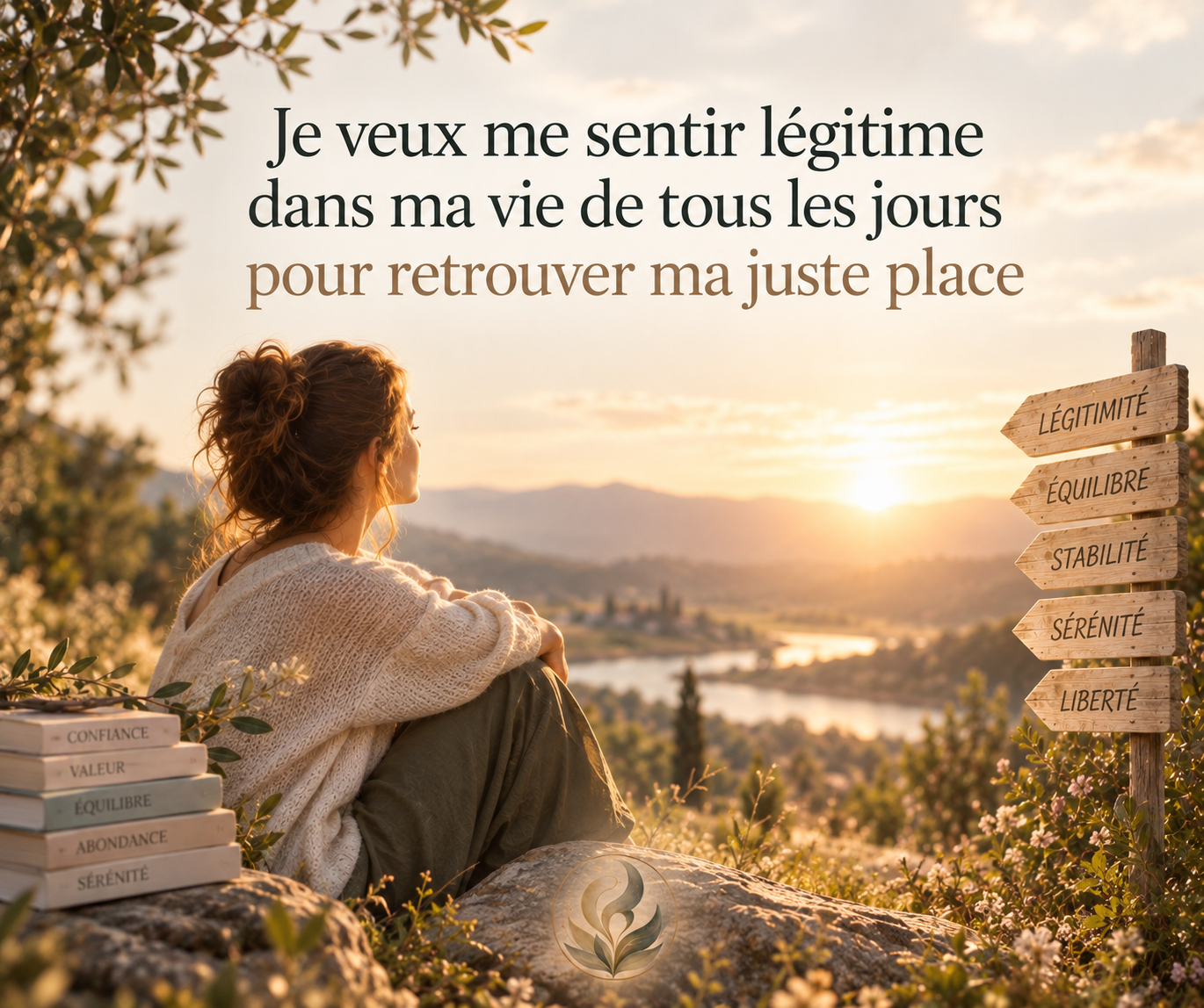 je veux me sentir légitime dans ma vie de tous les jours pour retrouver ma juste place