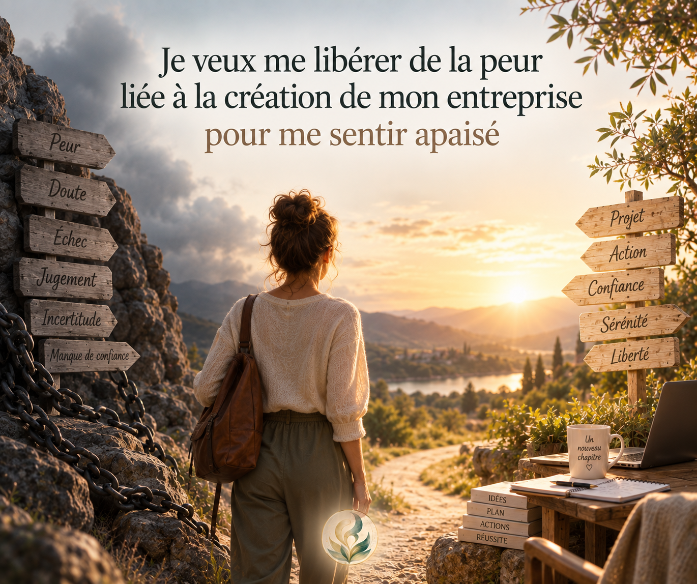 Je veux me libérer de la peur liée à la création de mon entreprise pour me sentir apaisé