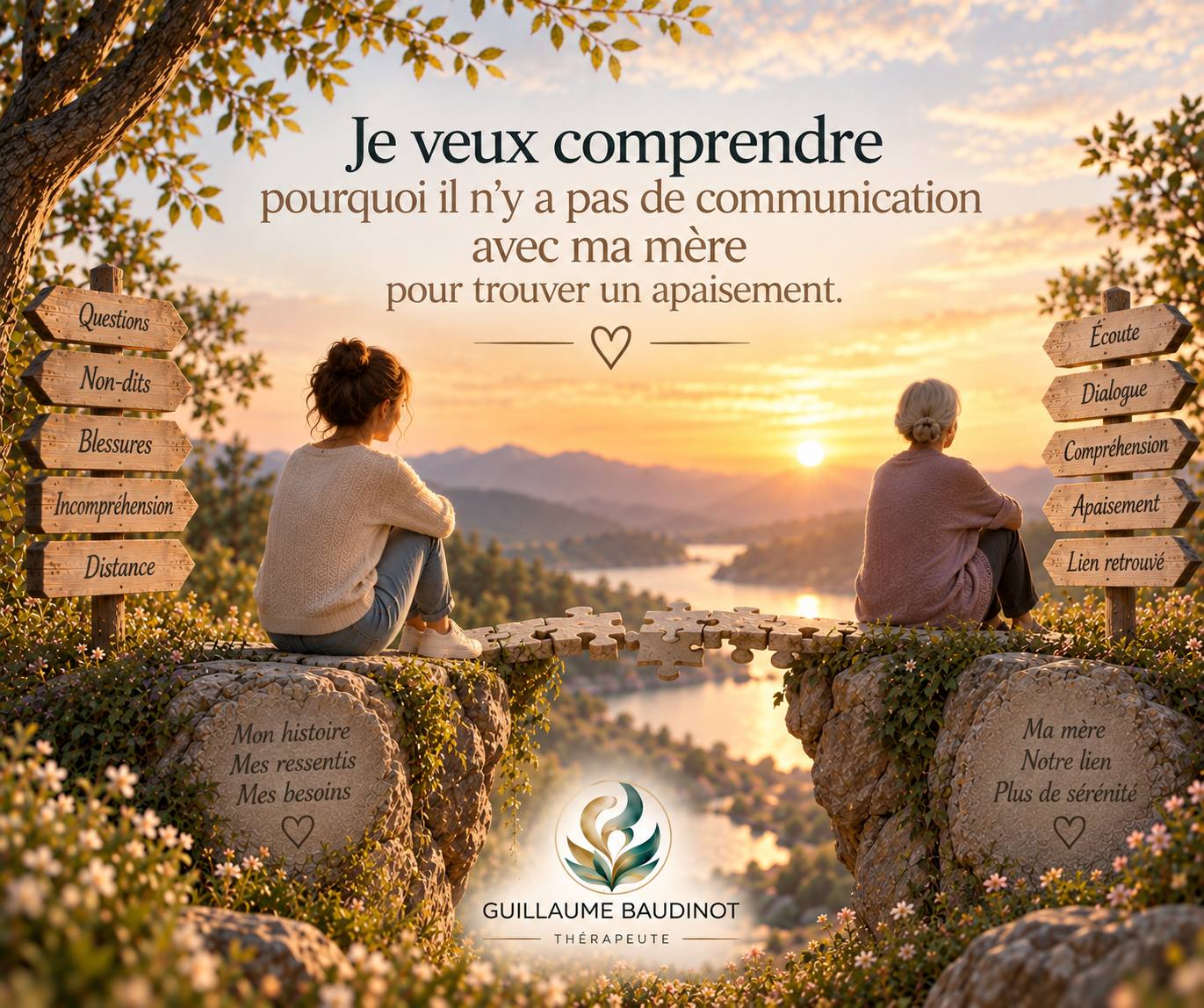 Je veux comprendre pourquoi il n’y a pas de communication avec ma mère pour trouver un apaisement
