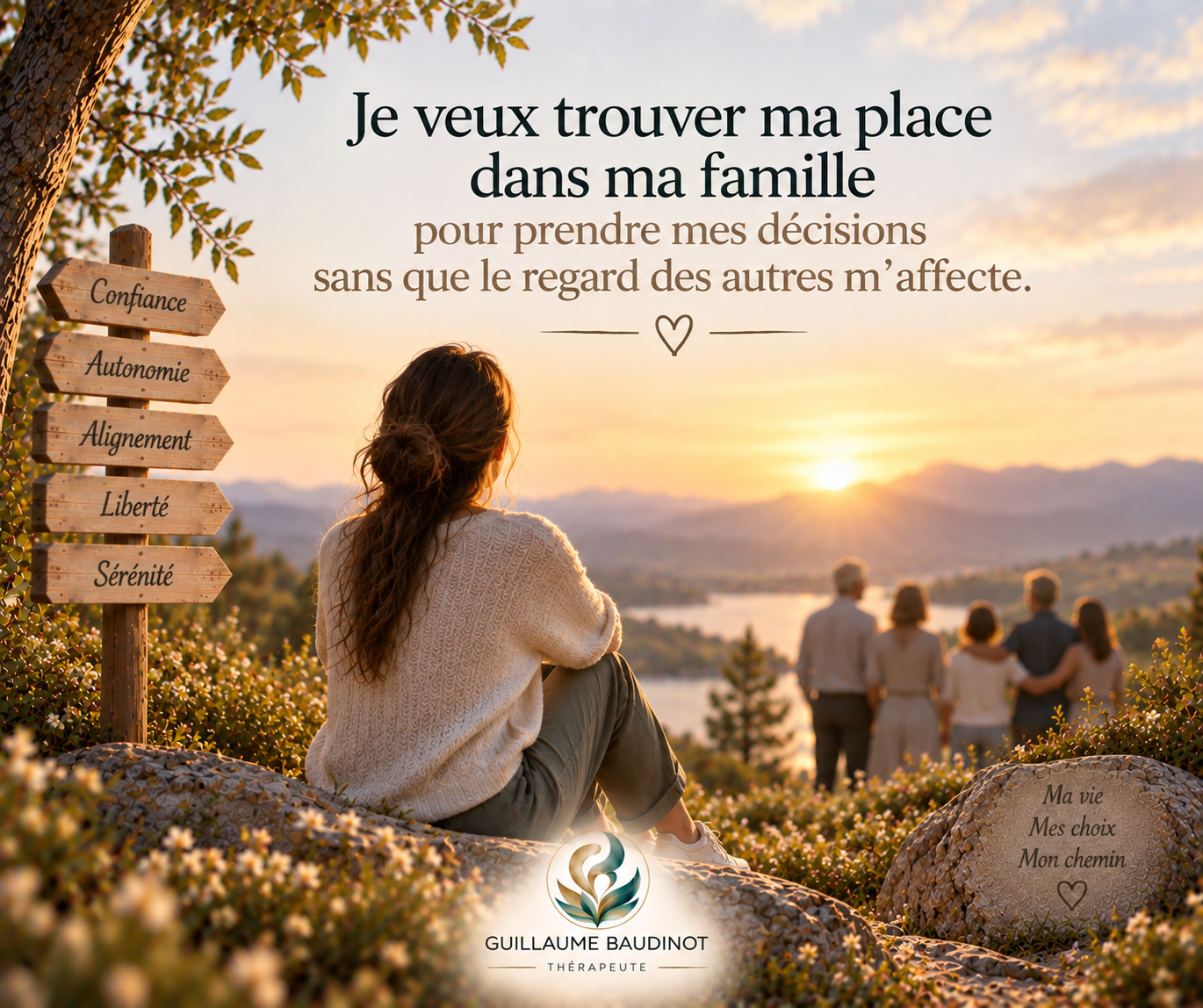 Je veux trouver ma place dans ma famille pour prendre mes décisions sans que le regard des autres m’affecte