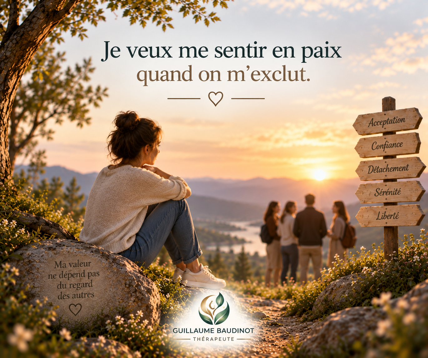 Je veux me sentir en paix quand on m’exclut