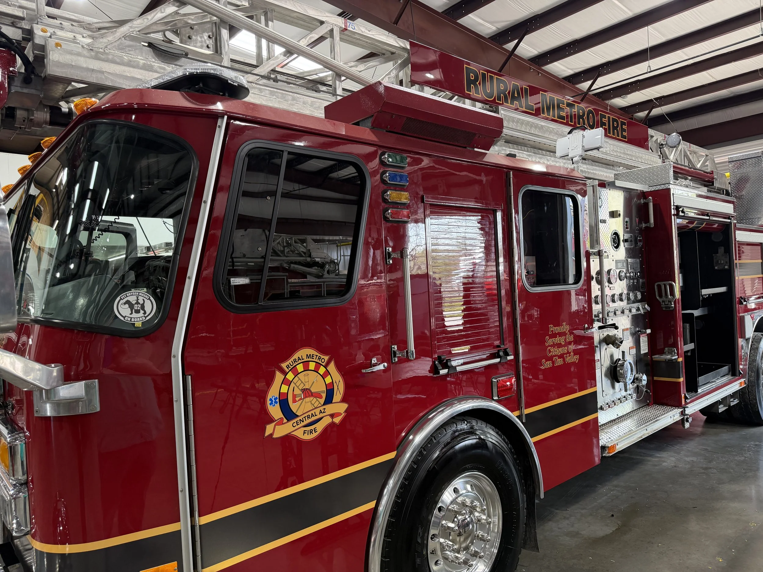 Rural Metro Fire San Tan Valley Just Got a Major Upgrade — Meet Ladder Truck 845