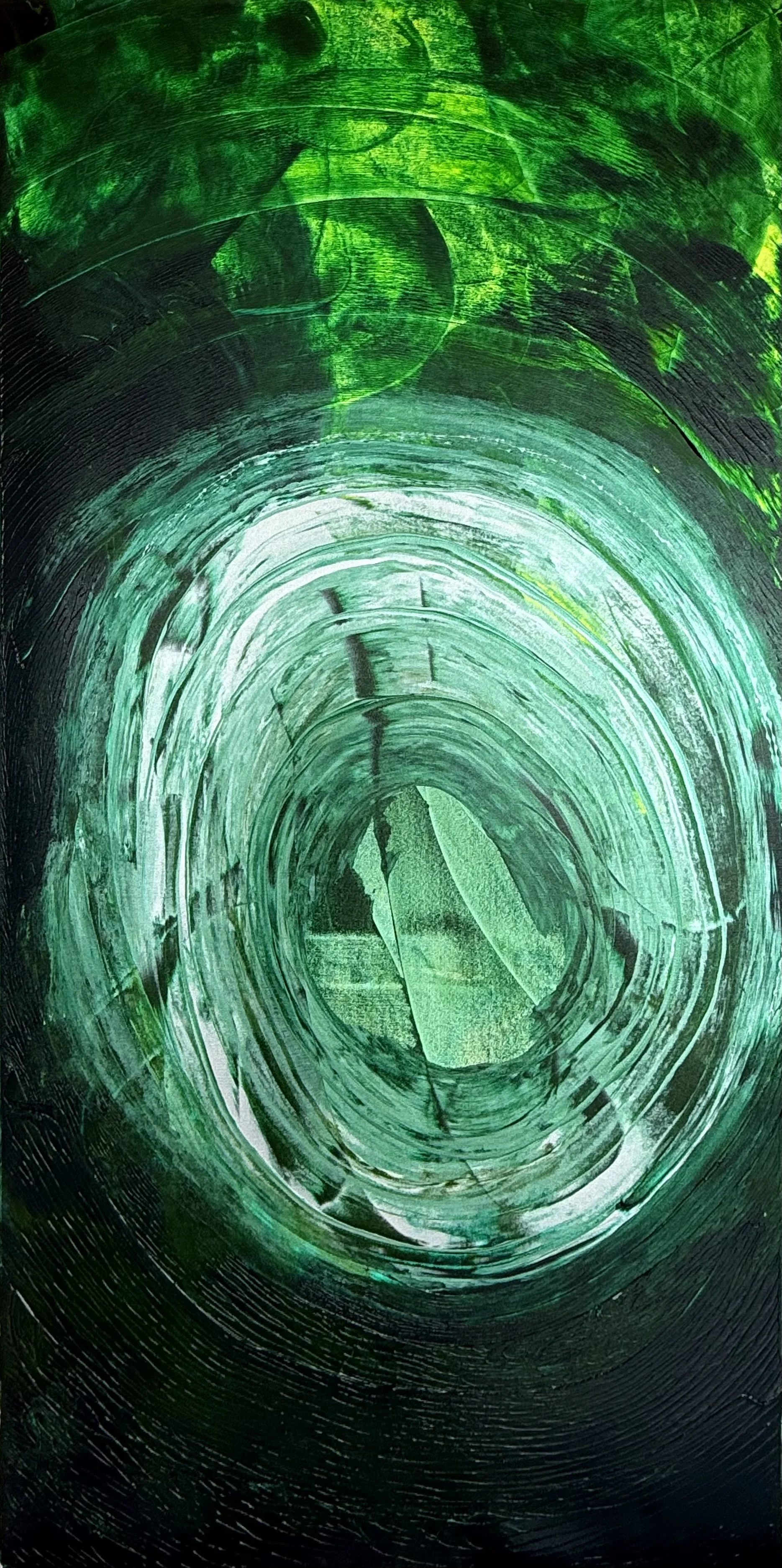Invitation - 1  | Acrylic on Canvas | 36" x 72" | Available