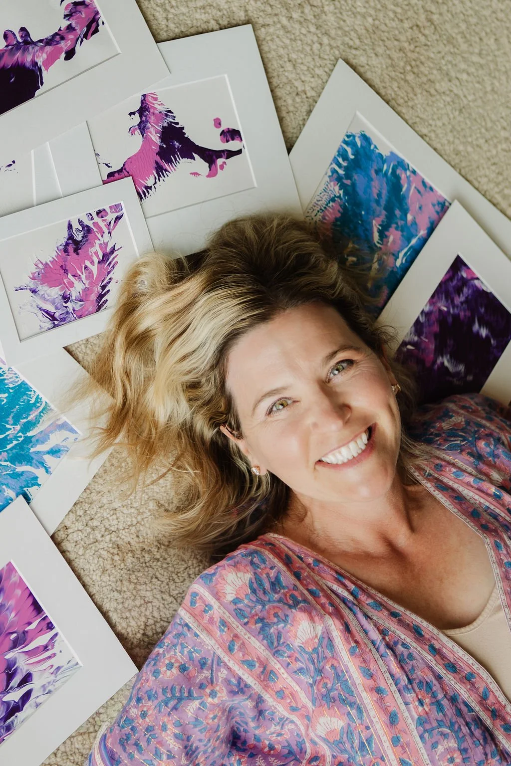 Amy Buckner Chowdhry in her Walland, TN art studio.