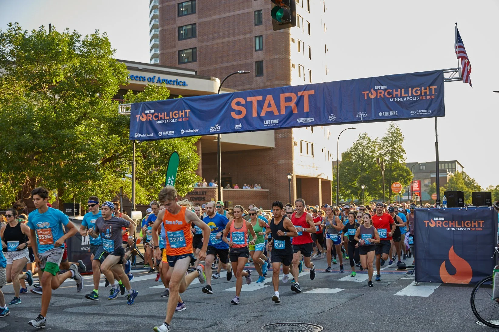 Minneapolis 5k race event demonstrating city logistics coordination and athletic event operations