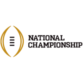 College Football National Championship event branding representing sports event coordination and production services