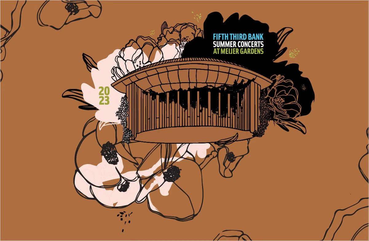 FREDERIK MEIJER GARDENS | Fifth Third Bank Summer Concert Series Campaign | Art Direction, Illustration, Graphic Design, & Surface Design