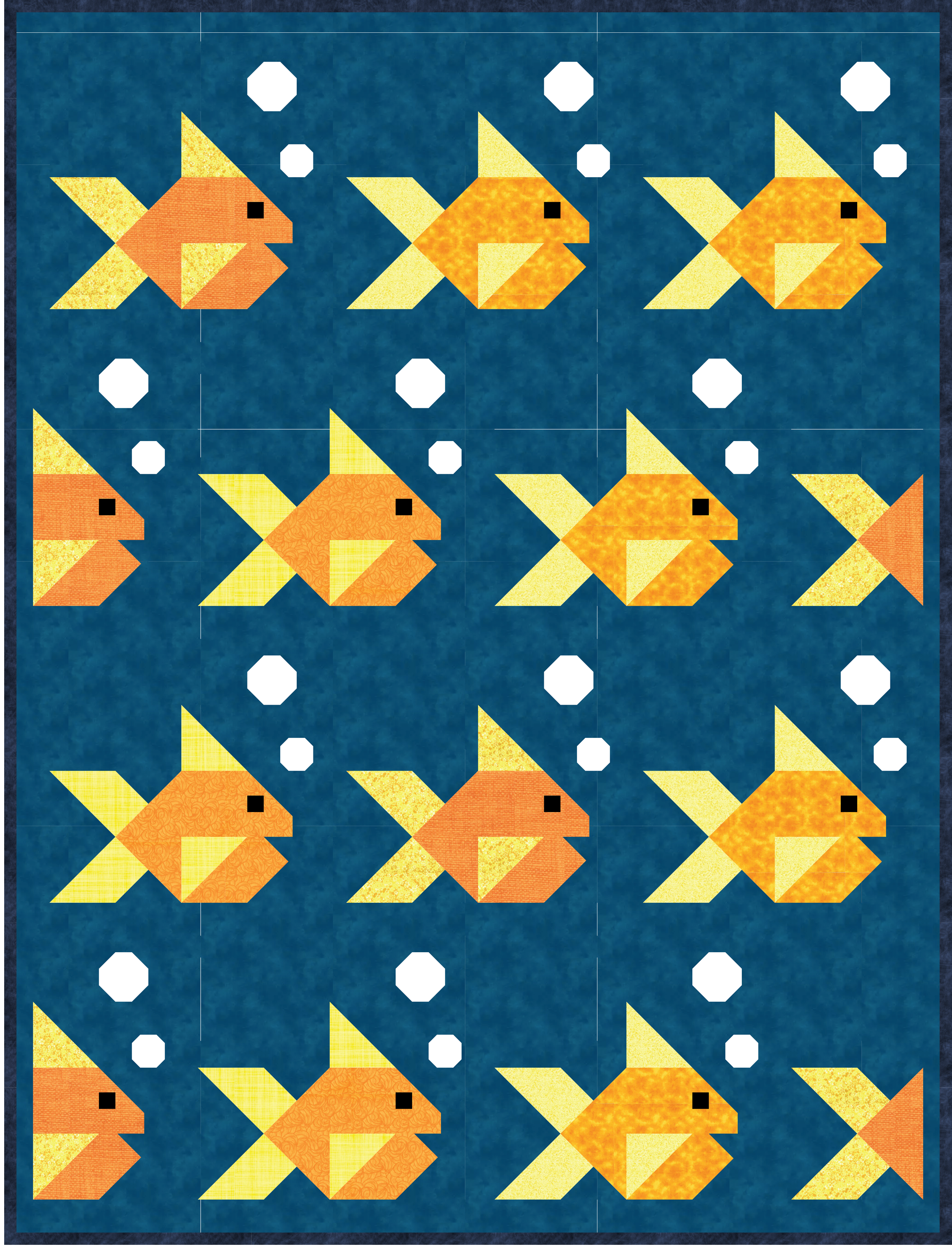 Big Fish: Using Multiple Fish Fabrics