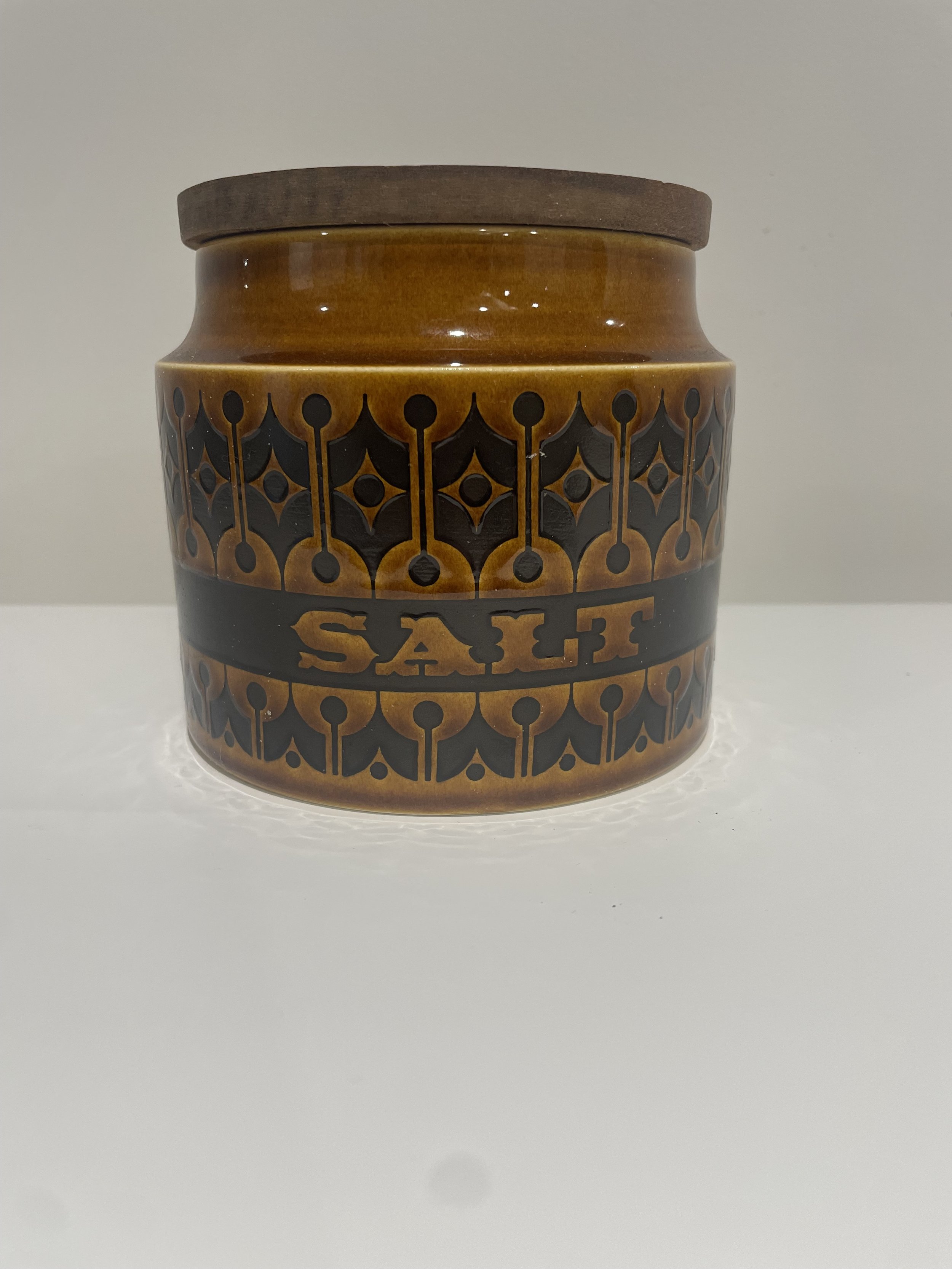 Hornsea Bronte patterned Salt Canister