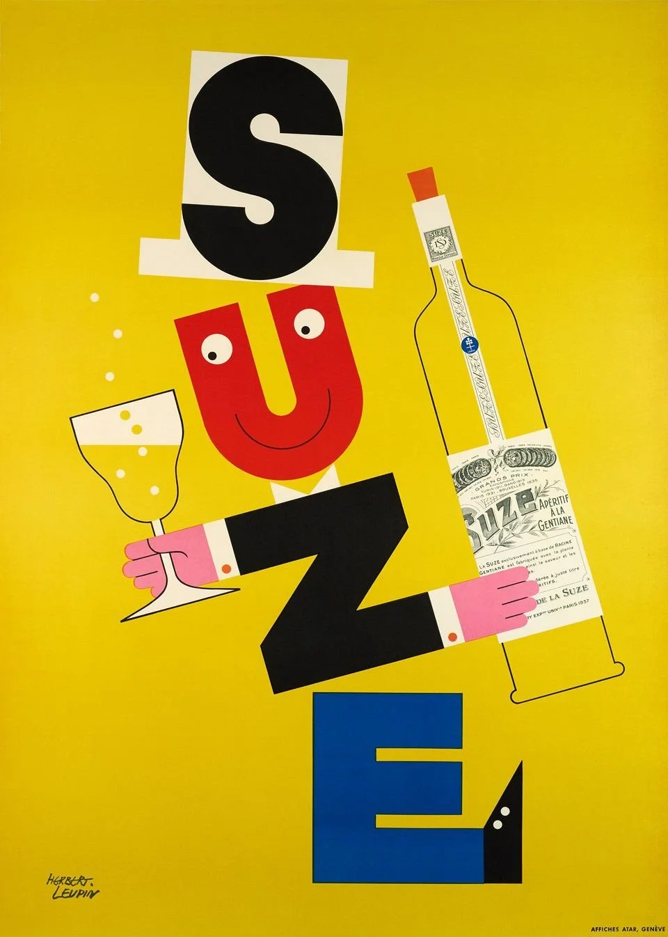 Suze Aperitif Vintage Poster Print