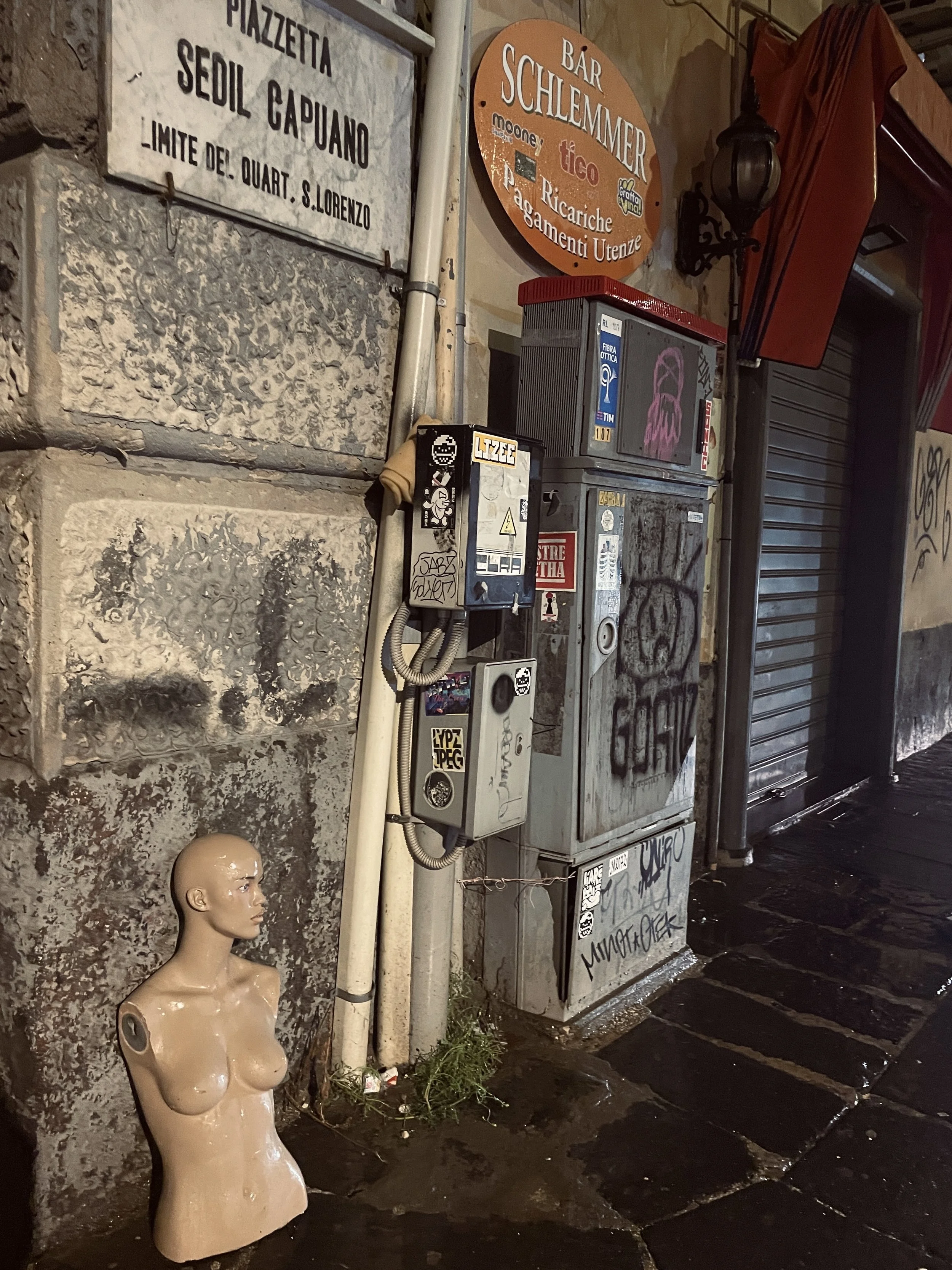 Nude on the Street - Photographic Print