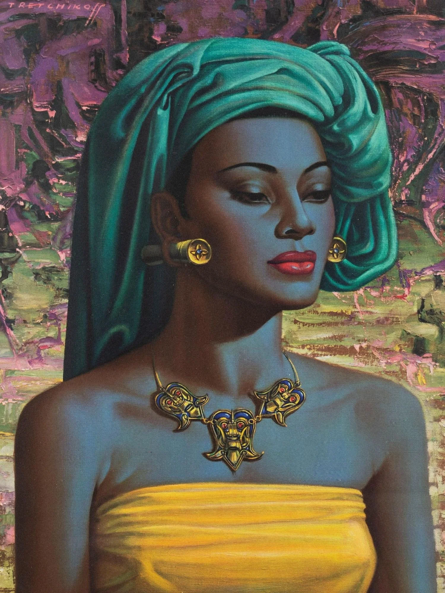 Balinese Girl -  Vladimir Tretchikoff Vintage Print