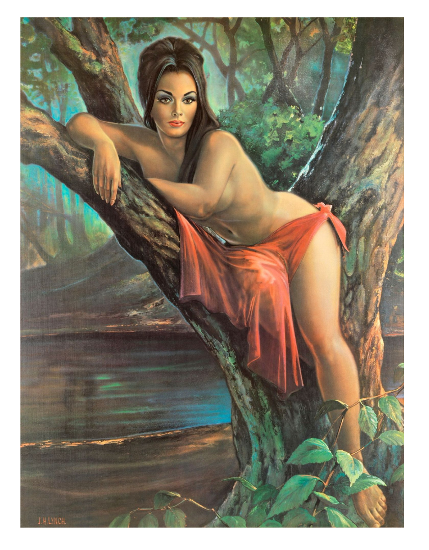 J H Lynch - Woodland Goddess Vintage Print