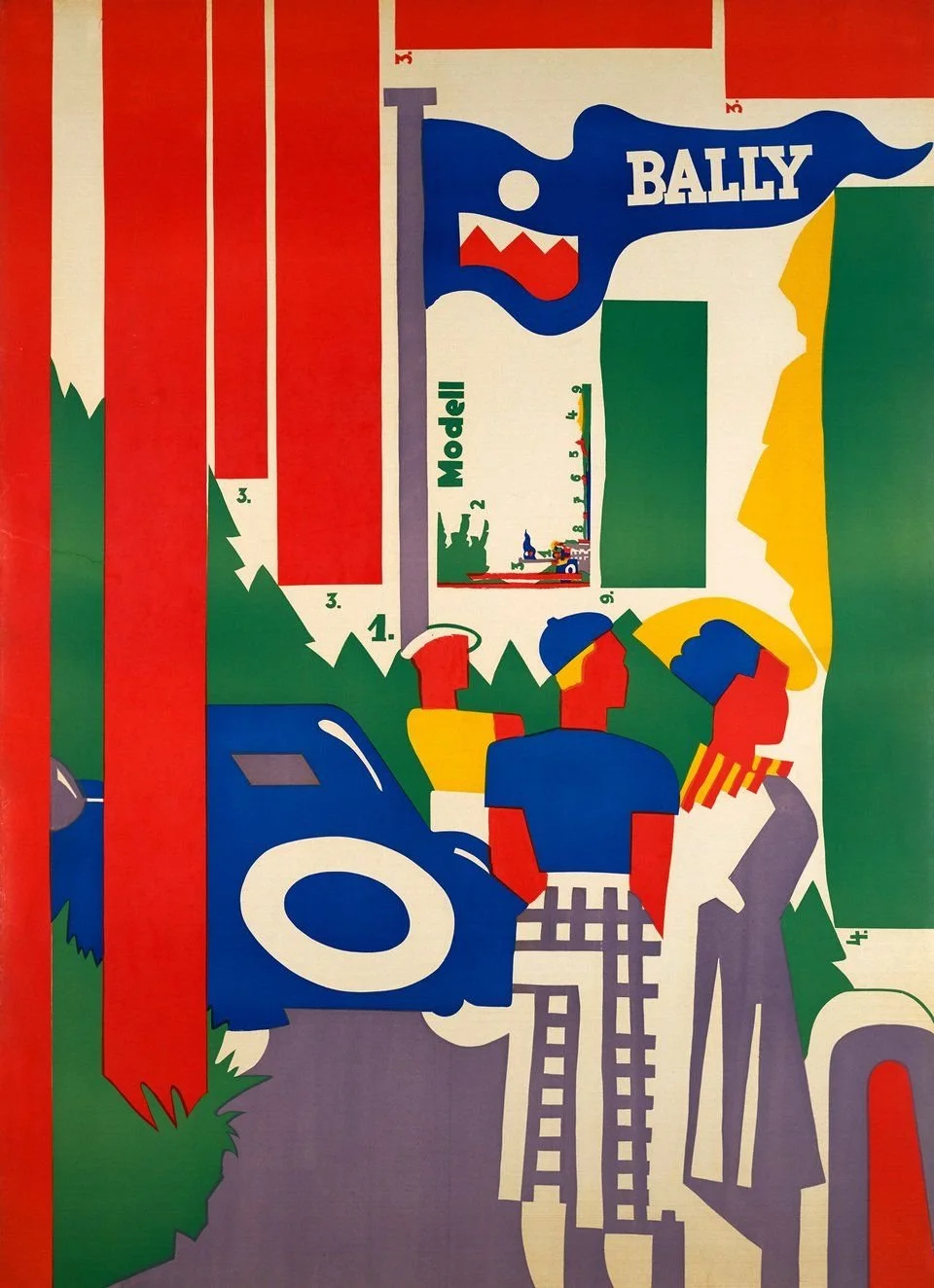 Bally Vintage Advert Poster Print