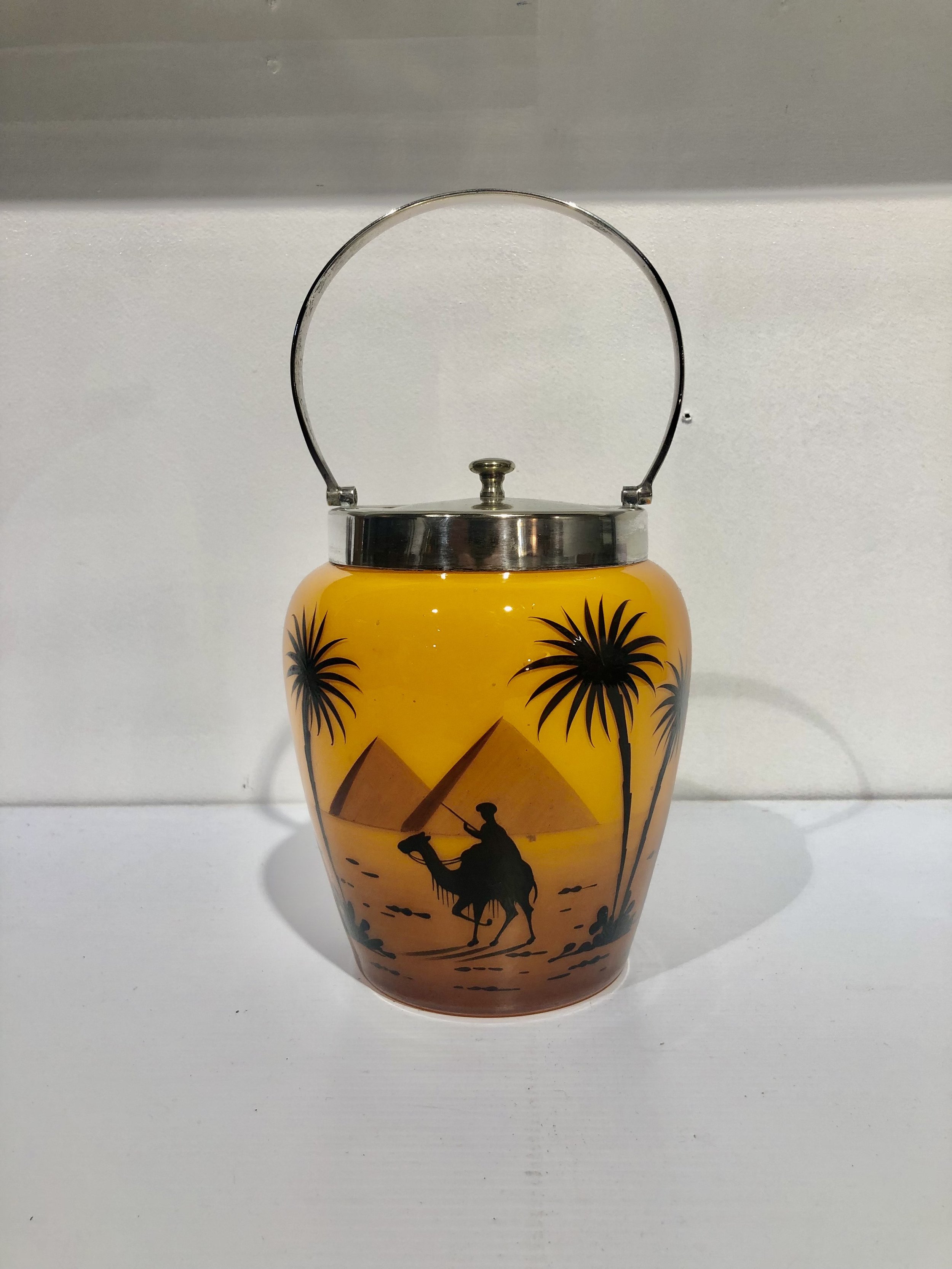 Tango Glass Biscuit Barrel