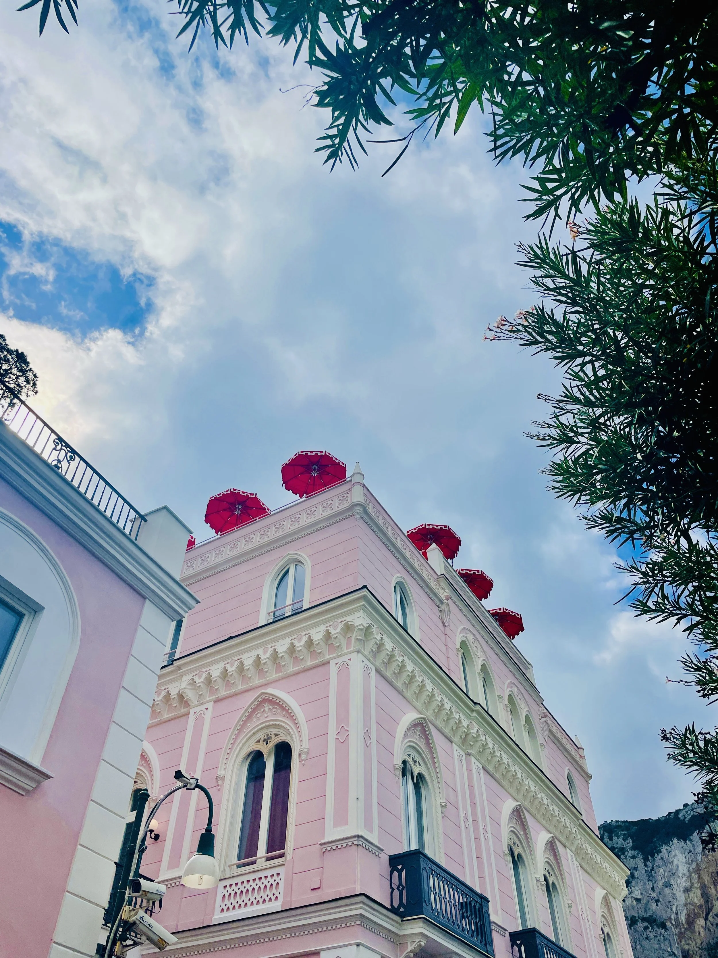 Capri in Pink and Red - Photographic Print