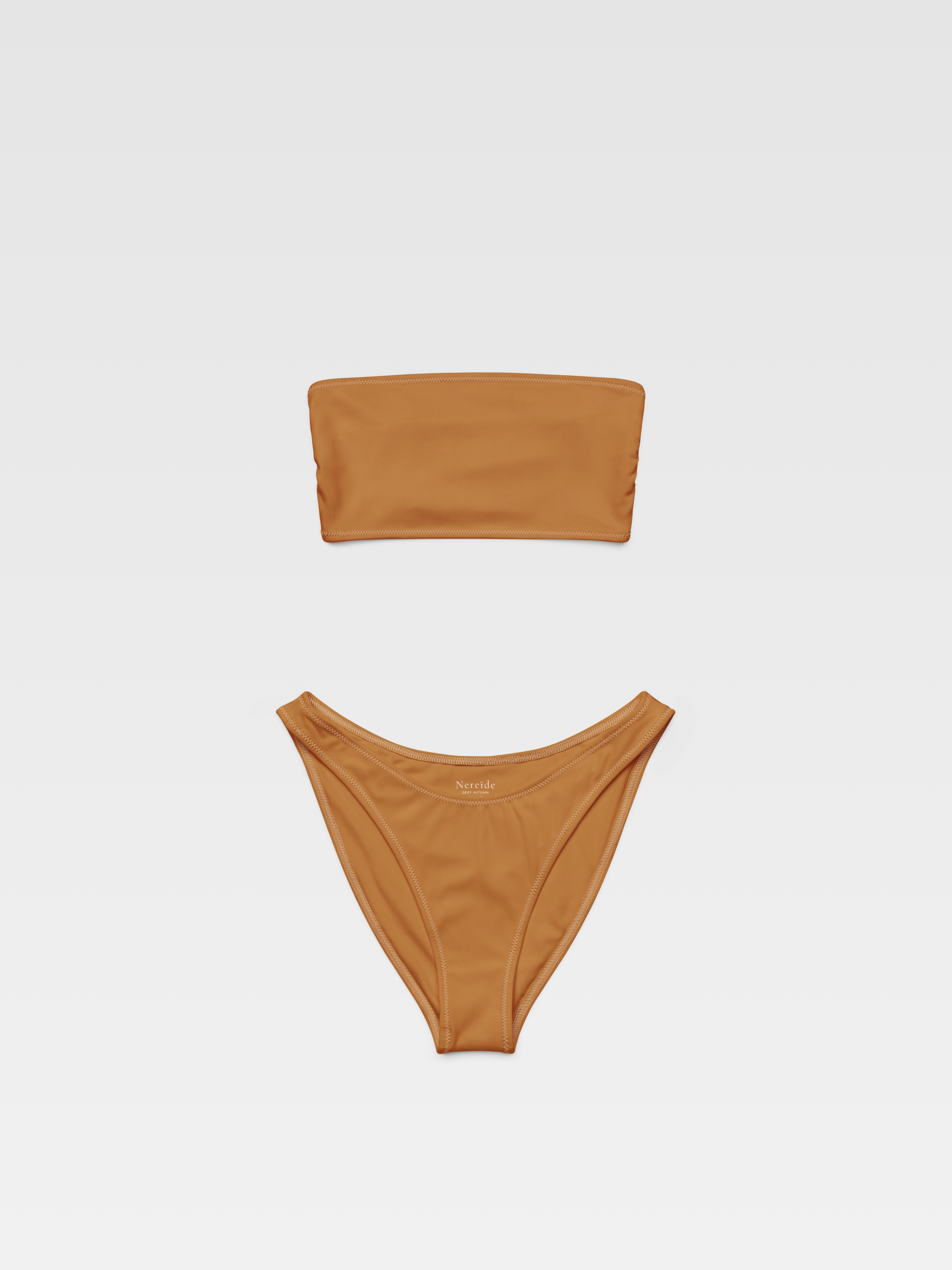 THALIA Bandeau Bikini - Deep Autumn