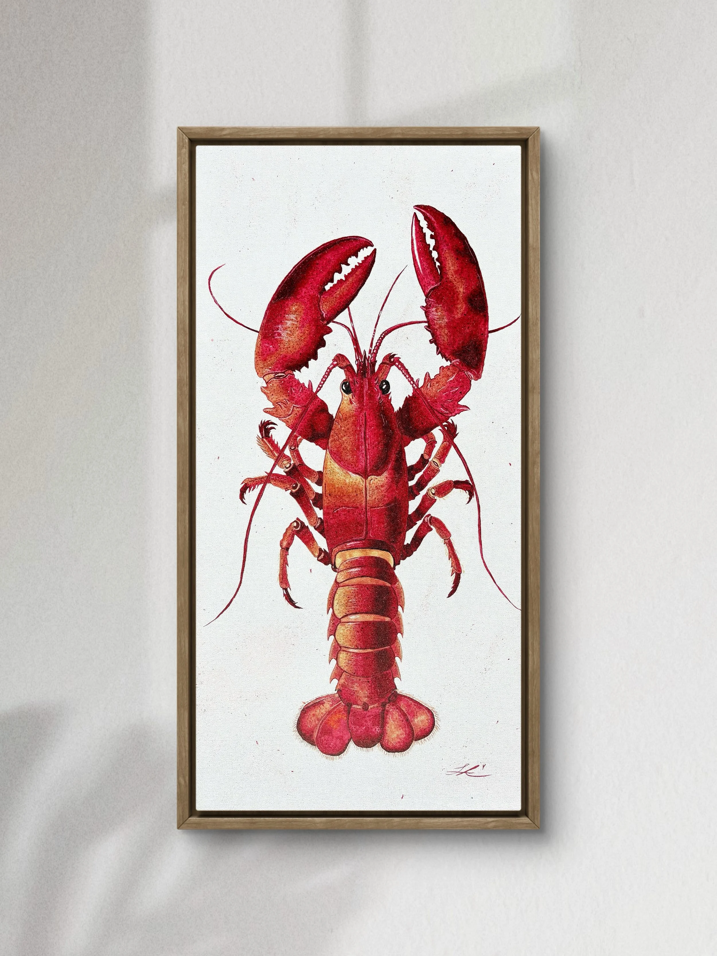 Aaaaand 8.5 hours later Mr lobster is done! This has definitely been my longest and hardest piece I&rsquo;ve done by far but I&rsquo;m incredibly proud of how it came out. 🫶
This commission piece was made specially for @g.fialkoskylawnsprinklers and