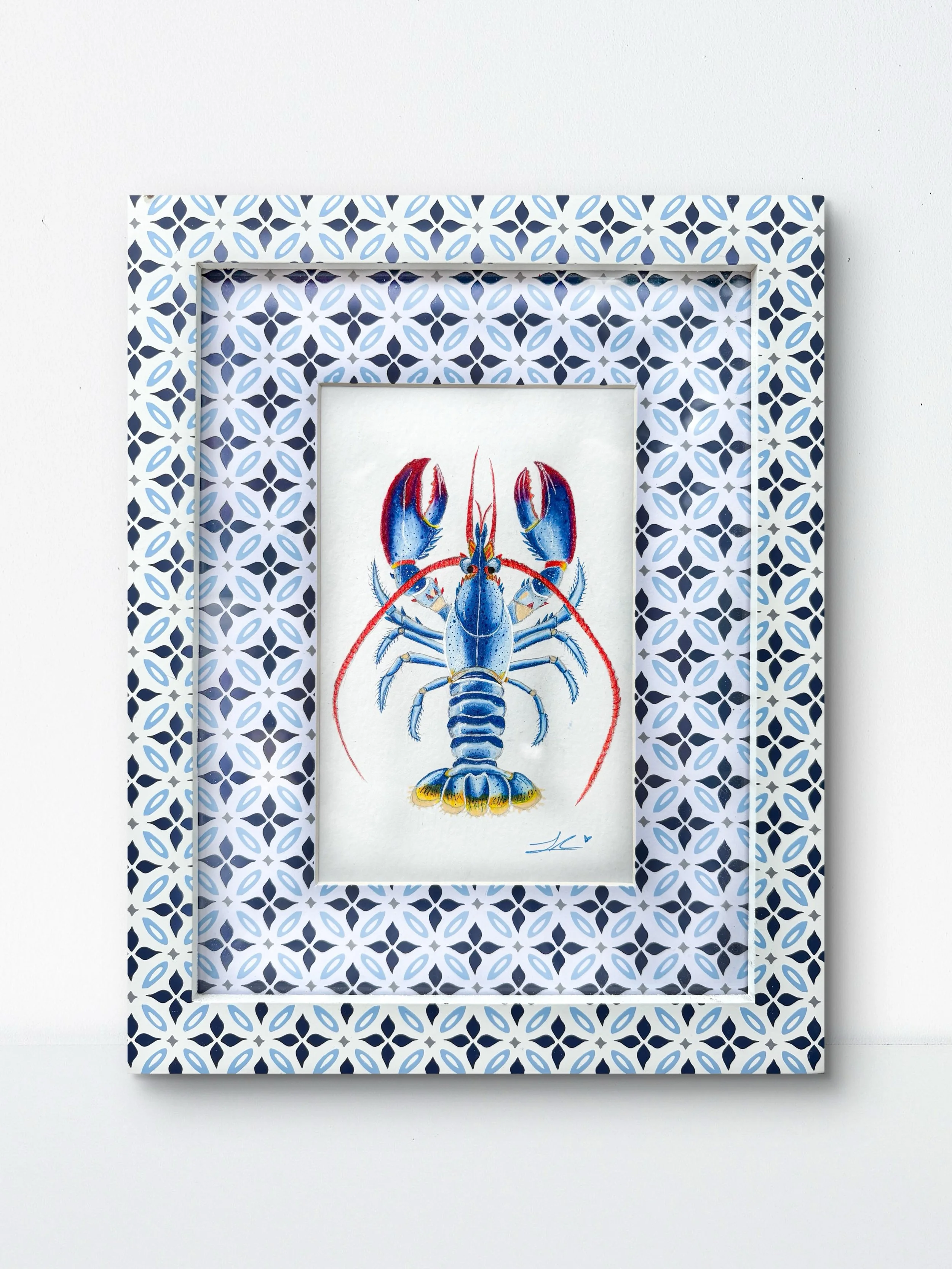 Obsessed with this 5&rdquo; x 7&rdquo; colored pencil drawing🦞
Prints are available on my website! Link in bio💌