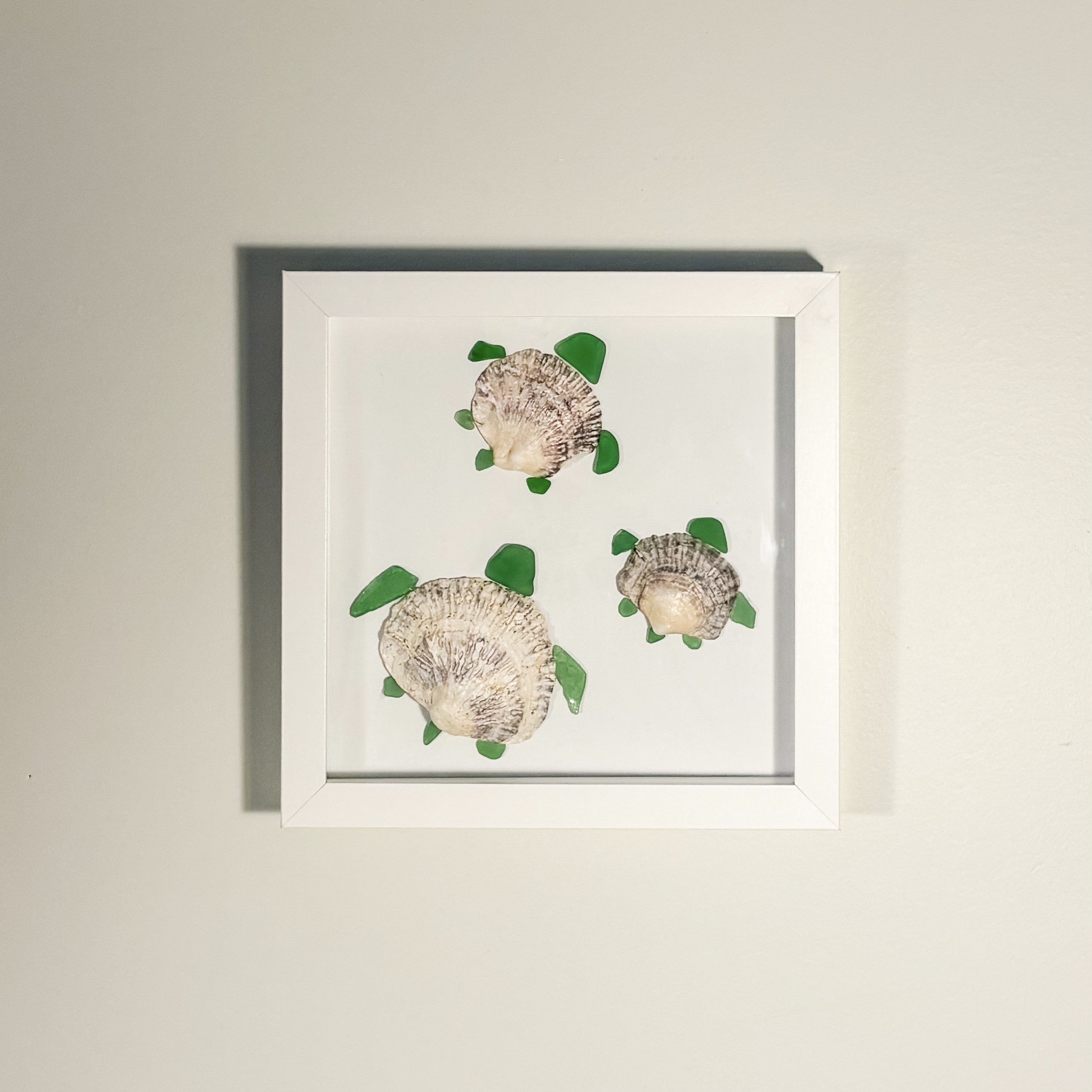 Sea Turtle Sea Glass Mosaic