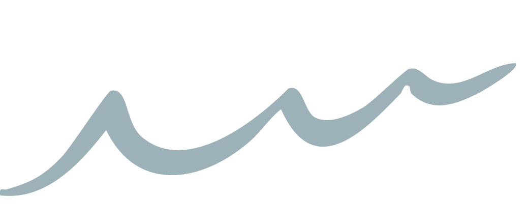 A wavy line representing a stylized mountain range or landscape.