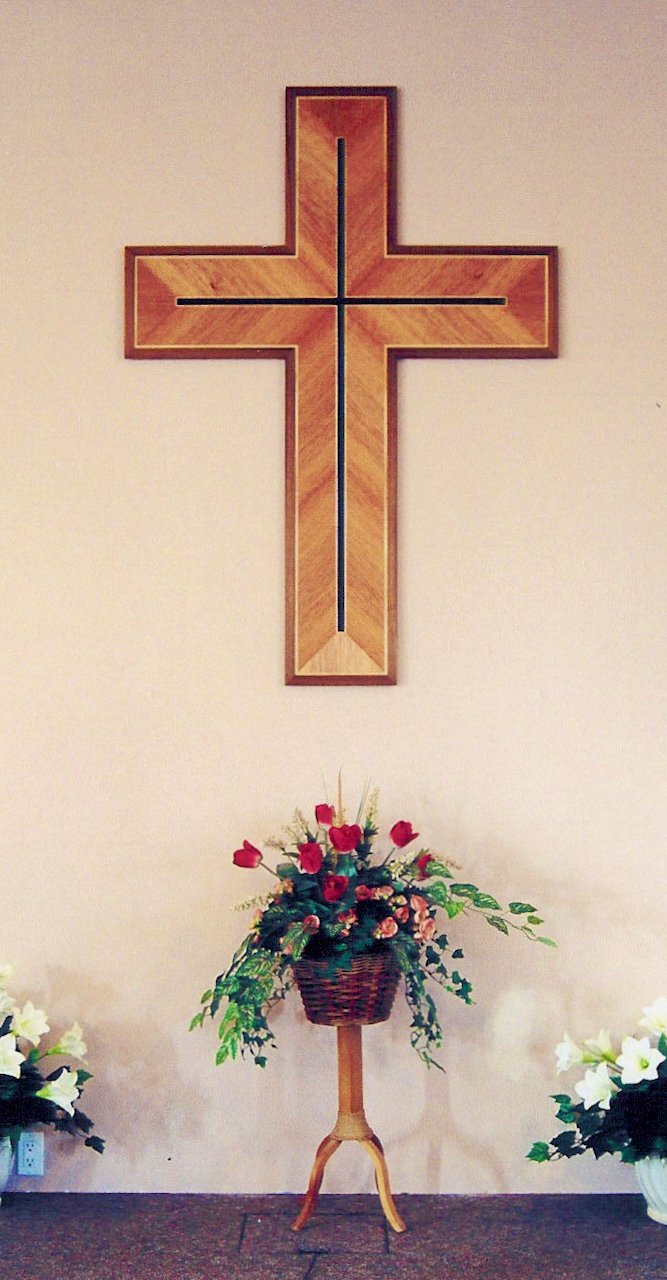 2" deep, 36" wide, 60" tall.

Spanish Cedar, Maple, Ebony, Afrormosia