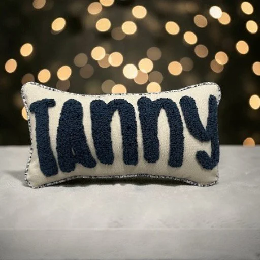 Custom Punch Needle Pillow